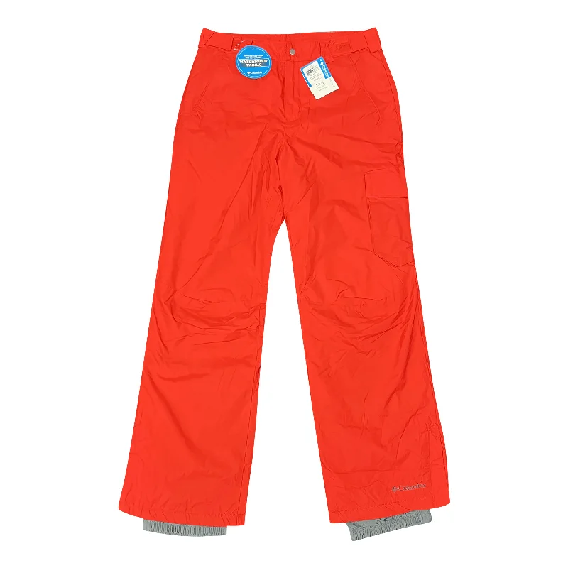 Columbia Men's Mountain Red Snow Pants Bull Lake Waterproof (S02)