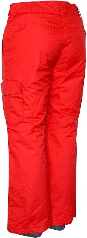 Columbia Men's Mountain Red Snow Pants Bull Lake Waterproof (S02)