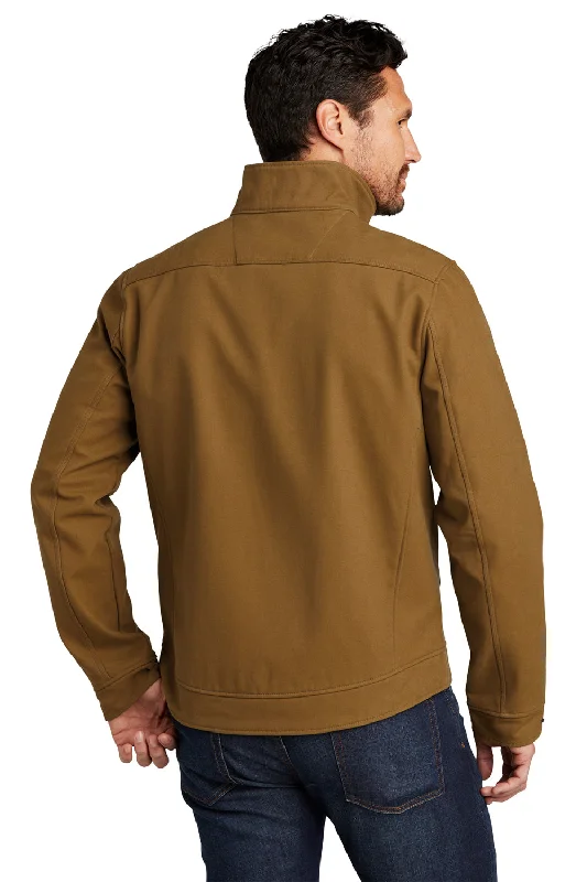 CornerStone Mens Duck Cloth Water Resistant Full Zip Jacket - Duck Brown