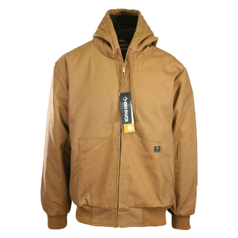 Dri Duck Men's Jacket Saddle Brown Cheyenne Canvas (S01)