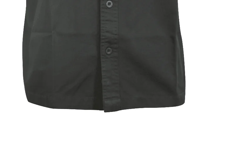 Branded  Men's Shirt Black Beauty Bar & Shield Short Sleeve (S58)