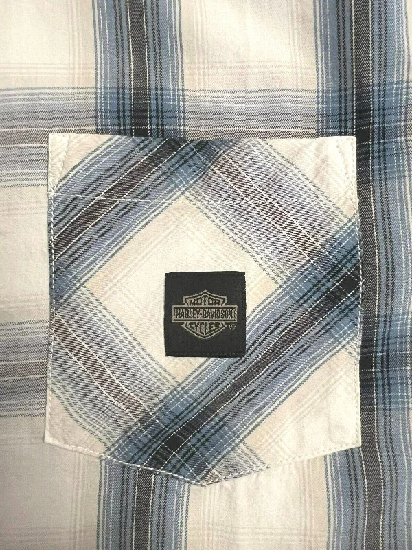 Branded  Men's Shirt Plaid Forever S/S Woven