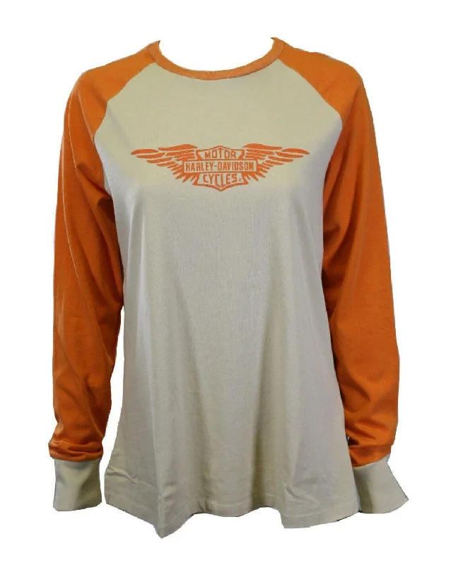 Branded Women's T-Shirt Orange World's Greatest Sport L/S Tee (S42)