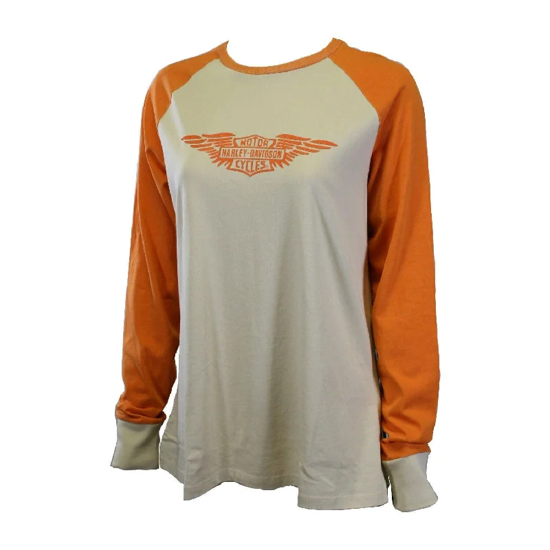 Branded Women's T-Shirt Orange World's Greatest Sport L/S Tee (S42)