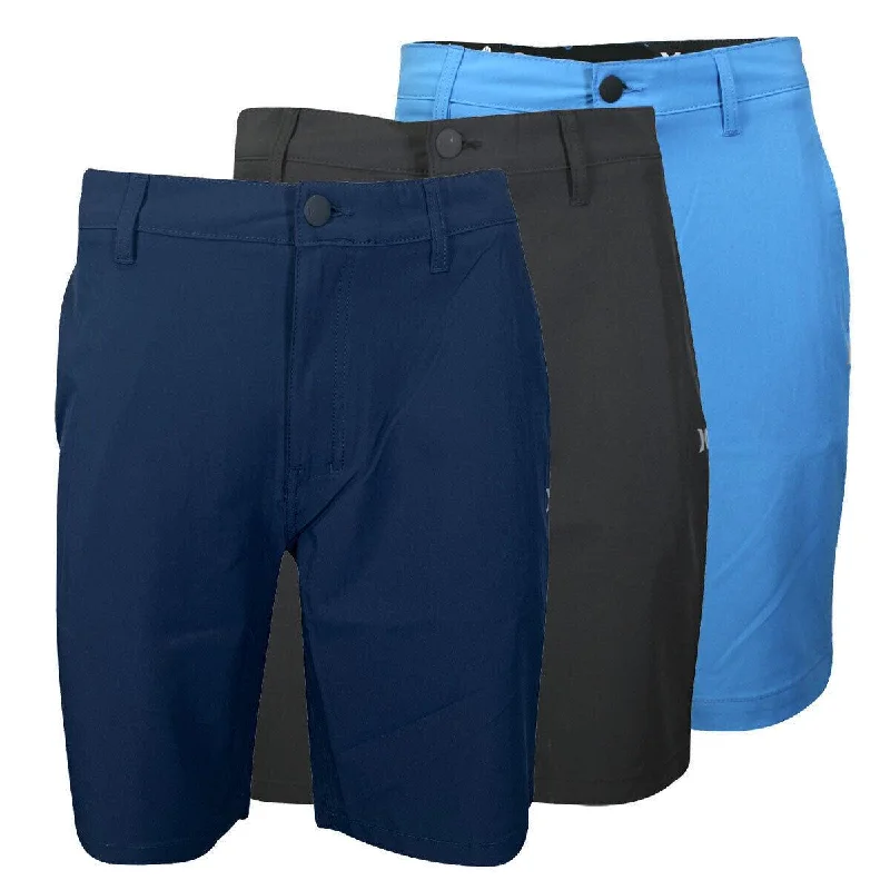 Hurley Men's All Day Hybrid 4-Way Stretch Walk Shorts - Quick Dry, Reflective, Machine Washable