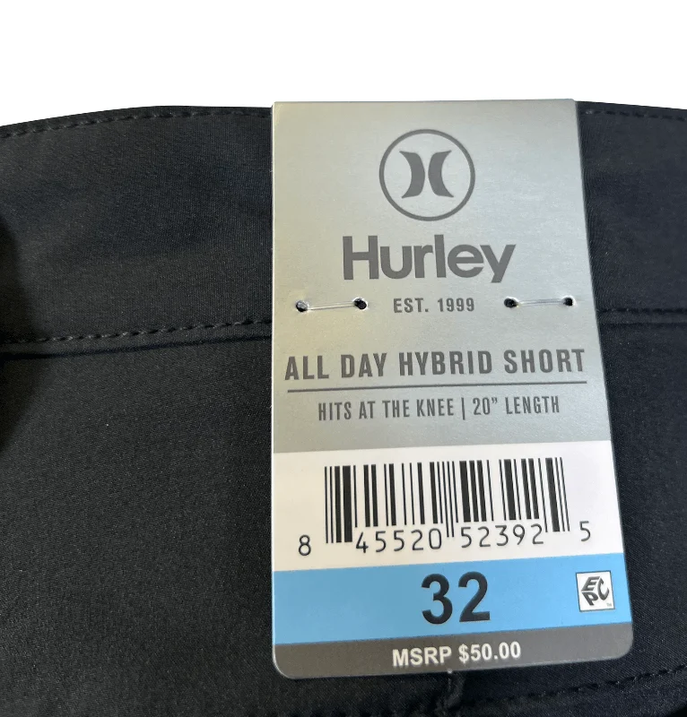 Hurley Men's All Day Hybrid 4-Way Stretch Walk Shorts - Quick Dry, Reflective, Machine Washable