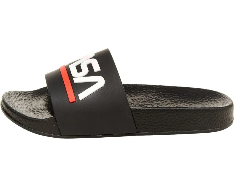 NASA Men's Black Cosmo Active Sandals