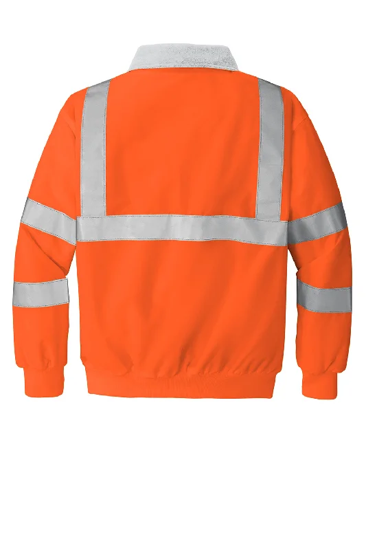 Port Authority Mens Challenger Wind & Water Resistant Full Zip Jacket - Safety Orange