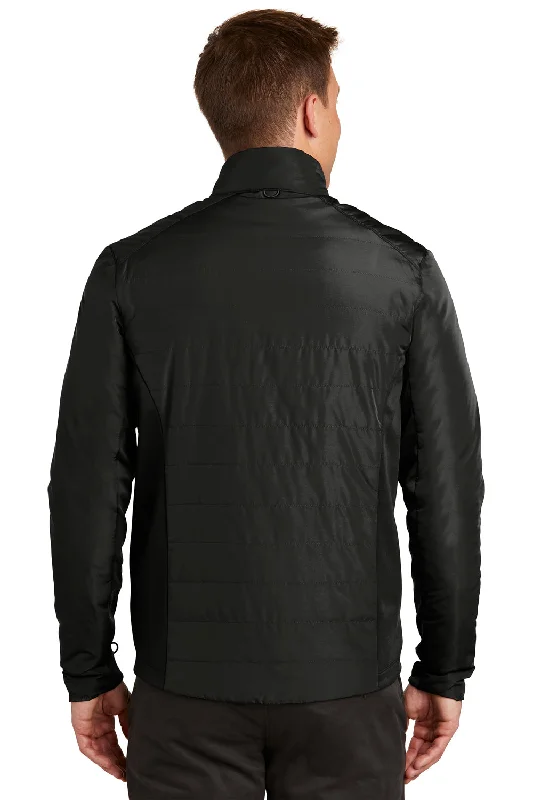 Port Authority Mens Collective Wind & Water Resistant Full Zip Jacket - Deep Black