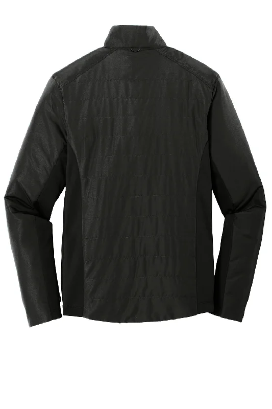 Port Authority Mens Collective Wind & Water Resistant Full Zip Jacket - Deep Black