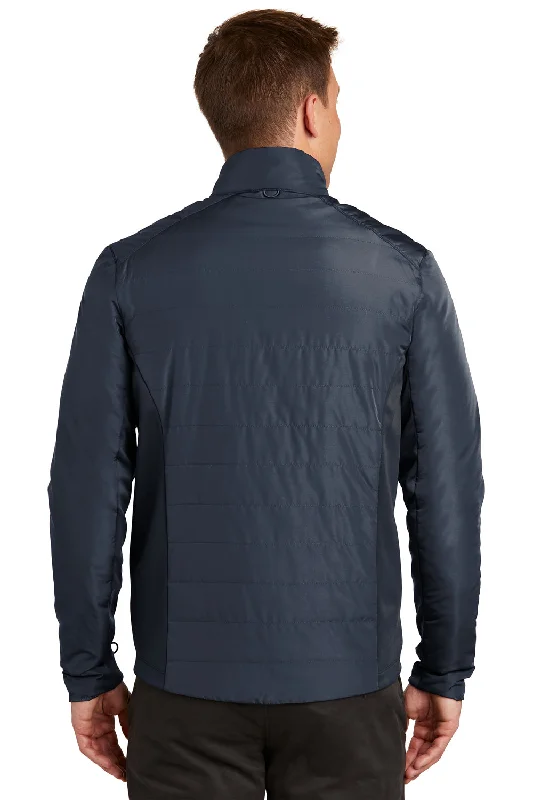 Port Authority Mens Collective Wind & Water Resistant Full Zip Jacket - River Navy Blue