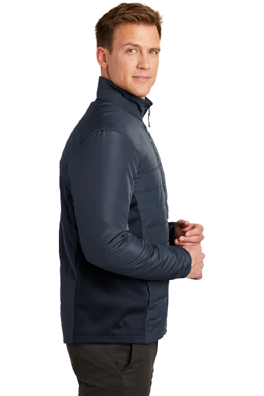 Port Authority Mens Collective Wind & Water Resistant Full Zip Jacket - River Navy Blue