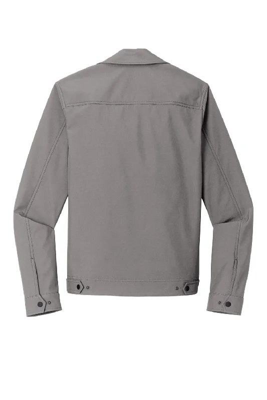 Port Authority Mens Mechanic Wind & Water Resistant Full Zip Soft Shell Jacket - Deep Smoke Grey