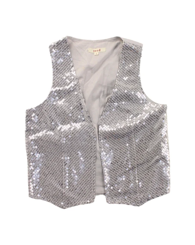 Seed Sequin Vest 8Y