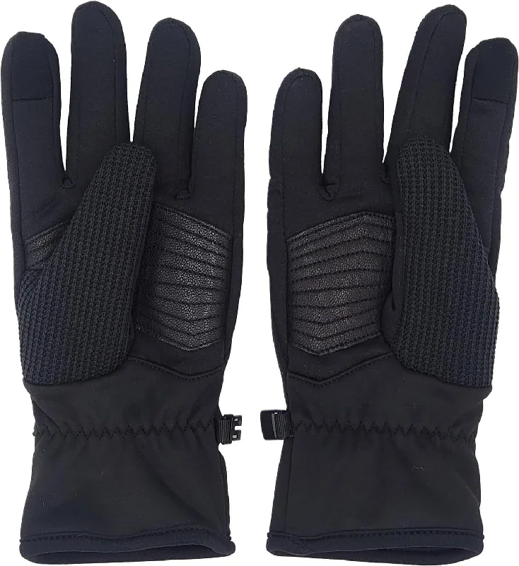 Spyder Black Gloves Core Conduct Touchscreen Compatible Palm Patch Glove