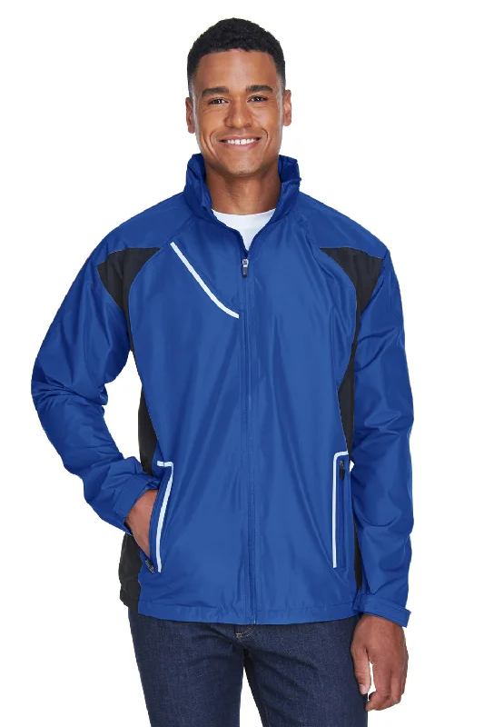 Team 365 Mens Dominator Waterproof Full Zip Hooded Jacket - Royal Blue