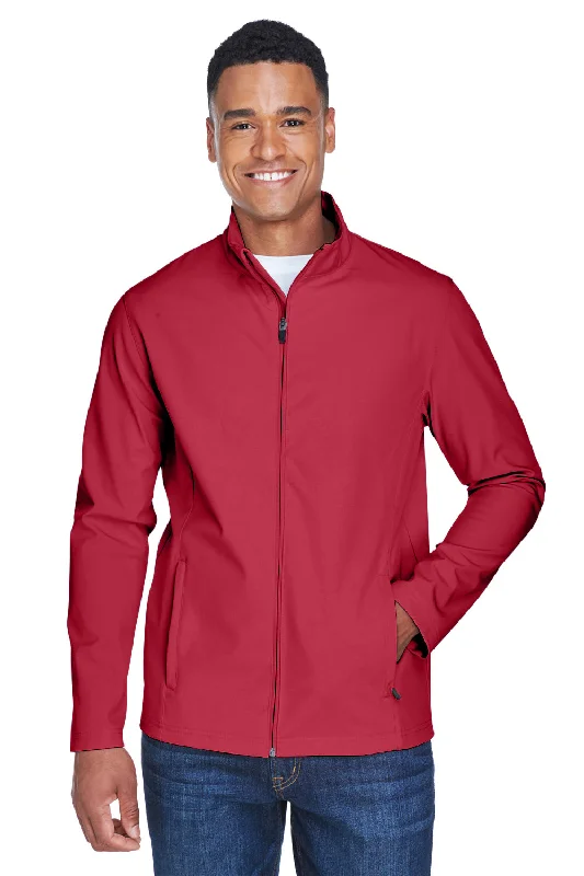 Team 365 Mens Leader Windproof & Waterproof Full Zip Jacket - Scarlet Red