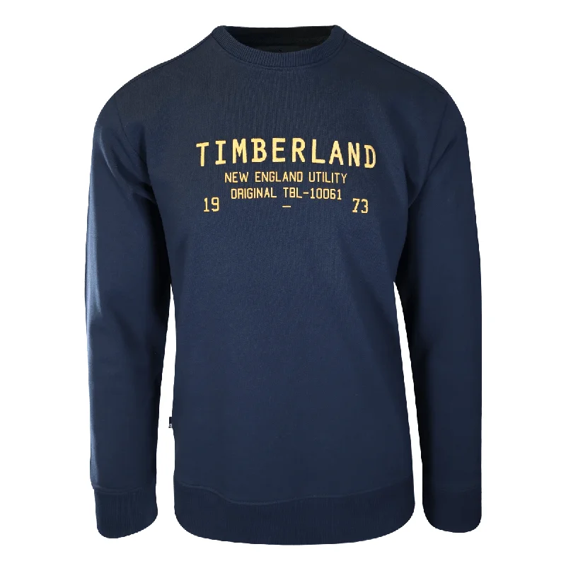 Timberland Men's Sweatshirt Navy New England Utility L/S Sweatshirt (S04)