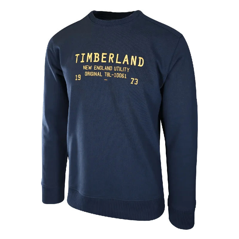 Timberland Men's Sweatshirt Navy New England Utility L/S Sweatshirt (S04)