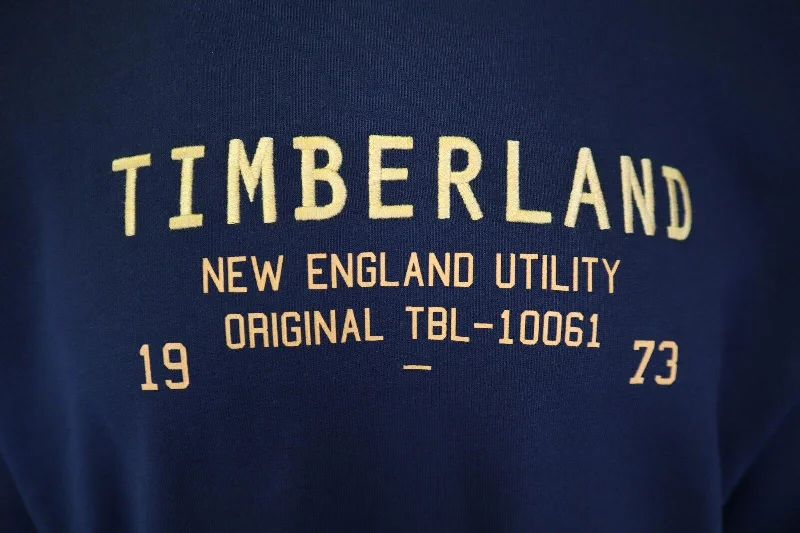 Timberland Men's Sweatshirt Navy New England Utility L/S Sweatshirt (S04)