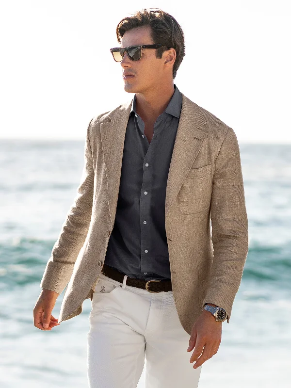 Woven Linen Jacket