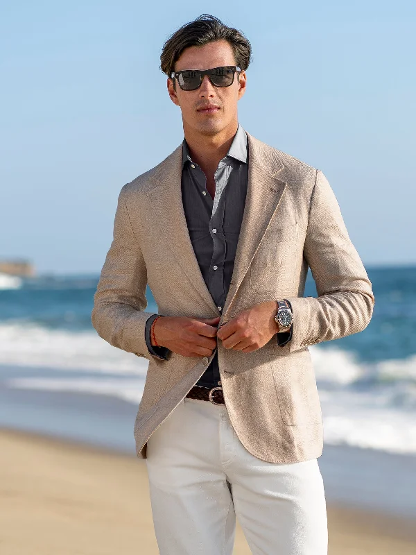 Woven Linen Jacket