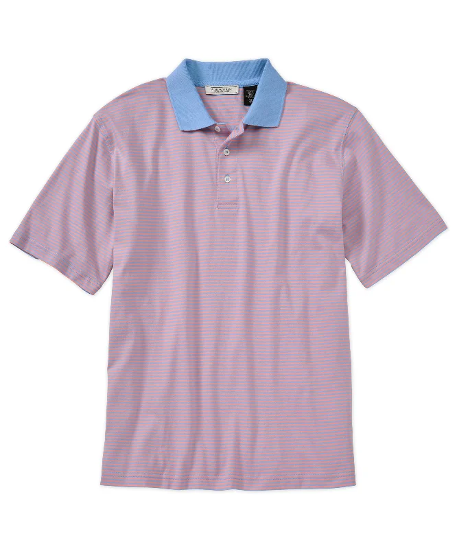 Peru Unlimited Pima Stripe Polo Shirt