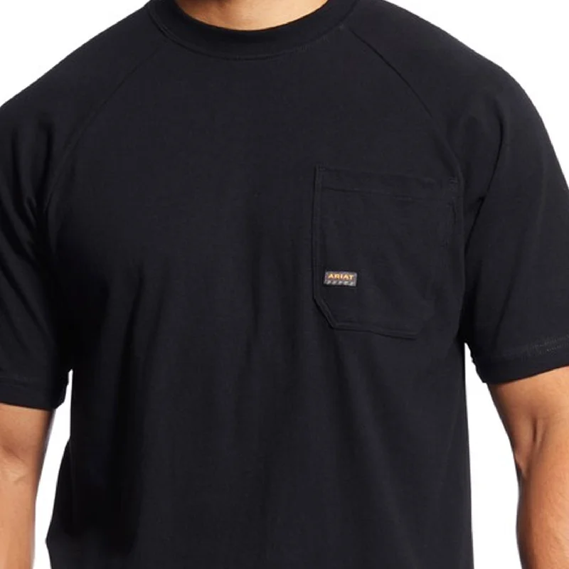 Ariat Men's Rebar CottonStrong T-Shirt_Black