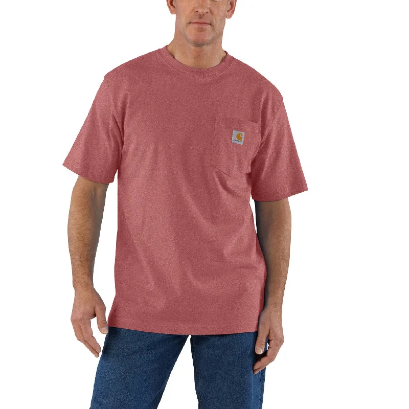 Carhartt Men's Short Sleeve Pocket T-Shirt_Apple Butter Heather