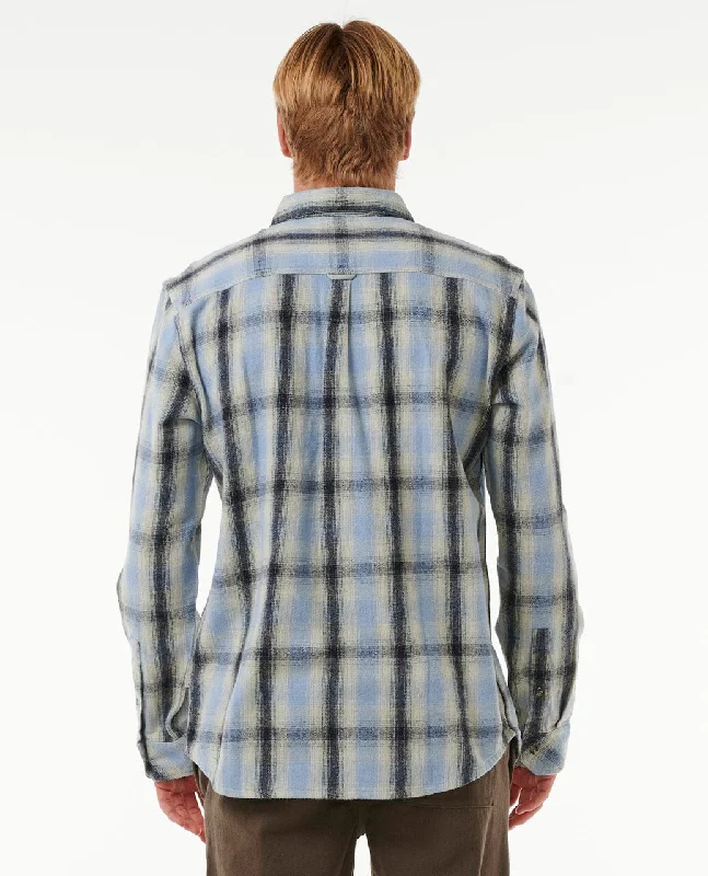 Saltwater Culture Flannel Shirt - Sparky Blue