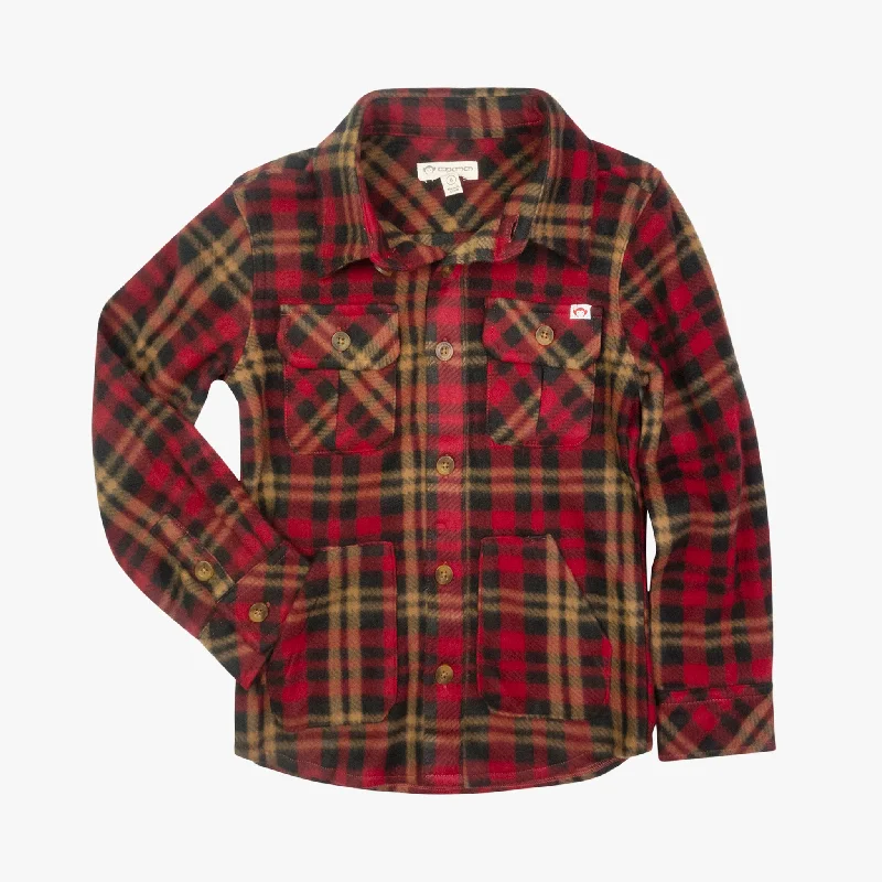 Snow Fleece Shirt | Rio Red Plaid