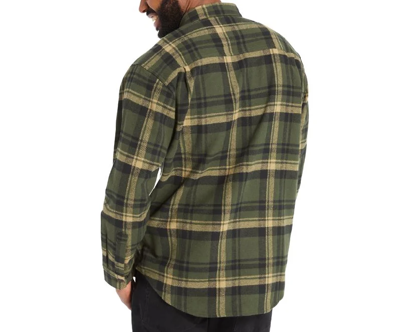 Wolverine Men's Glacier Heavyweight Long Sleeve Flannel Shirt