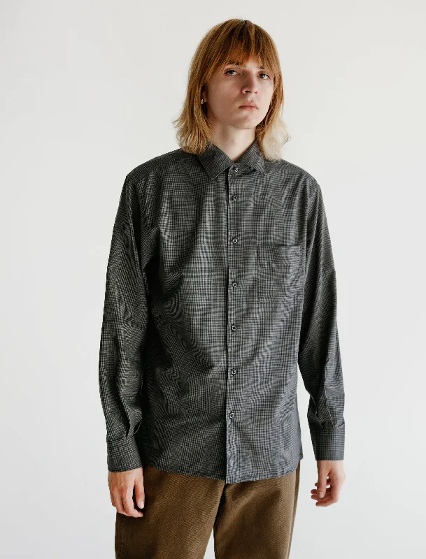 Angelo Shirt Charcoal Plaid