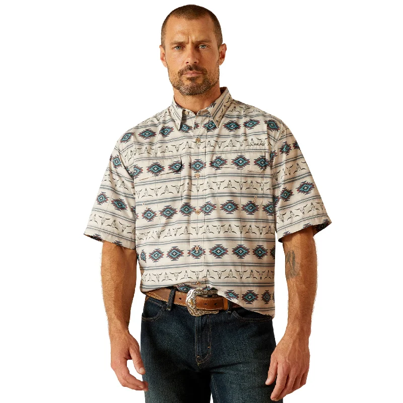 Ariat Men's VentTek Aztec Skull Short Sleeve