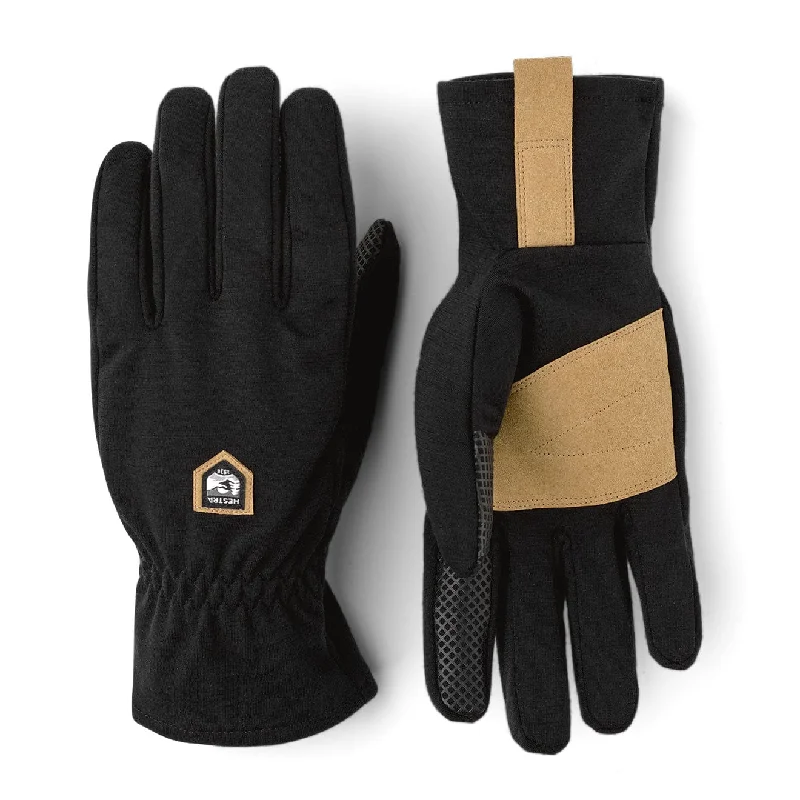 Hestra Merino Windwool Liner Glove Black