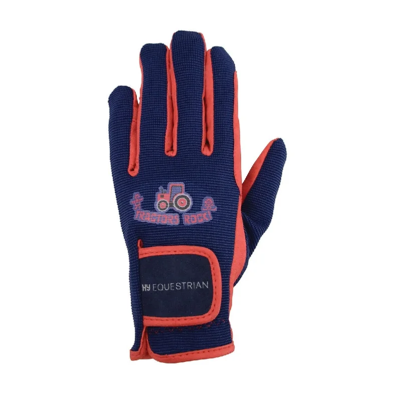 Hy Childrens/Kids Tractors Rock Gloves