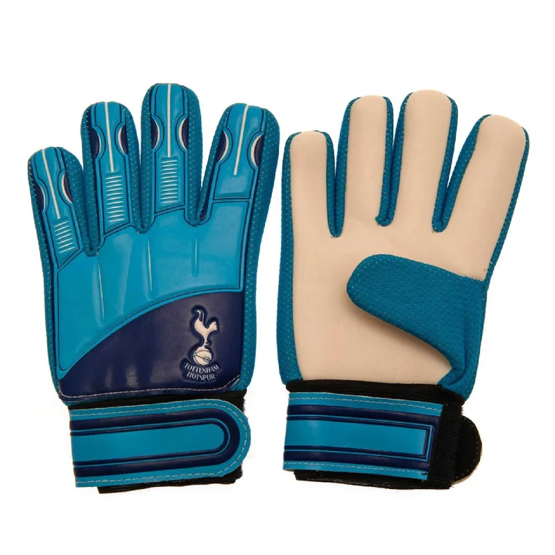 Tottenham Hotspur FC Childrens/Kids Crest Goalkeeper Gloves