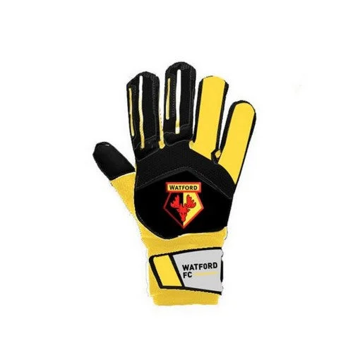 Watford FC Childrens/Kids Goalkeeper Gloves