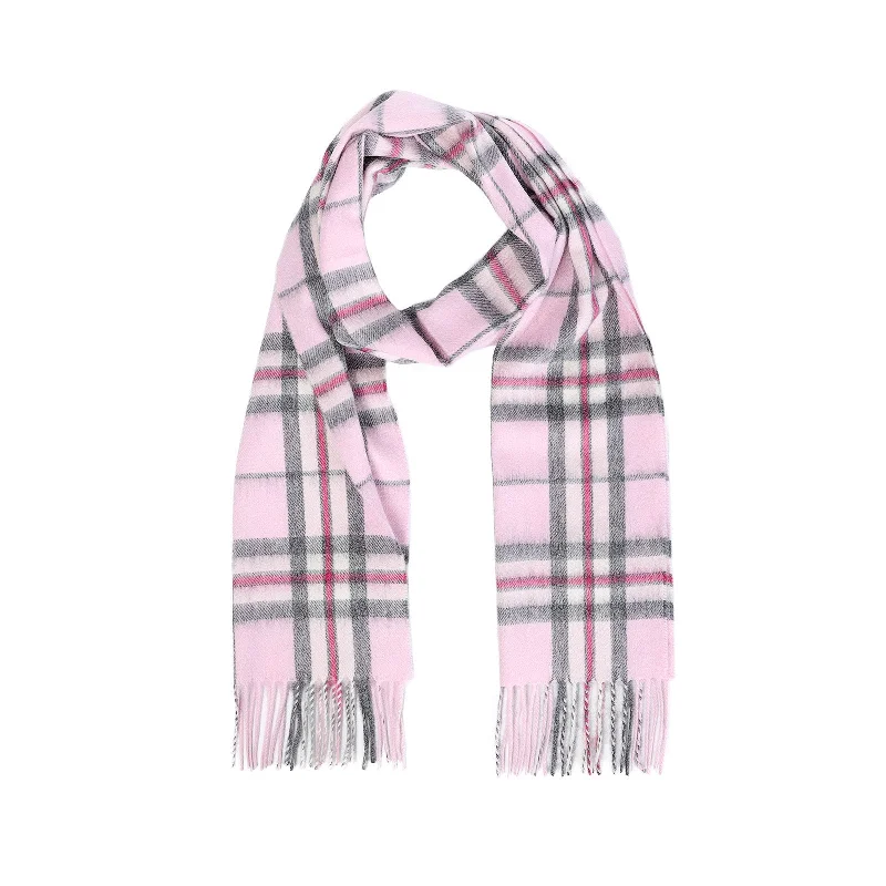 100% Cashmere Woven Scarf Dalton Thomson Pink