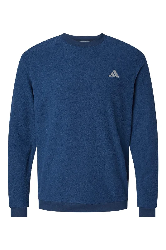 Adidas Mens Crewneck Sweatshirt - Collegiate Navy Blue - NEW