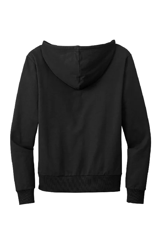 Allmade Mens Organic French Terry Full Zip Hooded Sweatshirt Hoodie - Deep Black