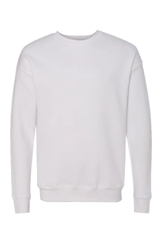 Bella + Canvas Mens Fleece Crewneck Sweatshirt - White