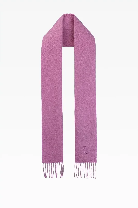 Blake Plain Cinderella Pink Lambswool Scarf: Premium Winter Essential