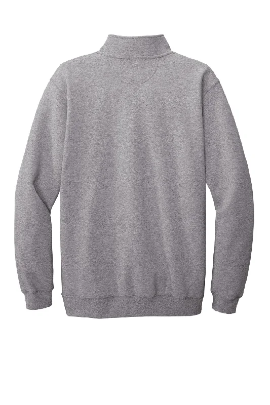 Carhartt Mens 1/4 Zip Sweatshirt - Heather Grey