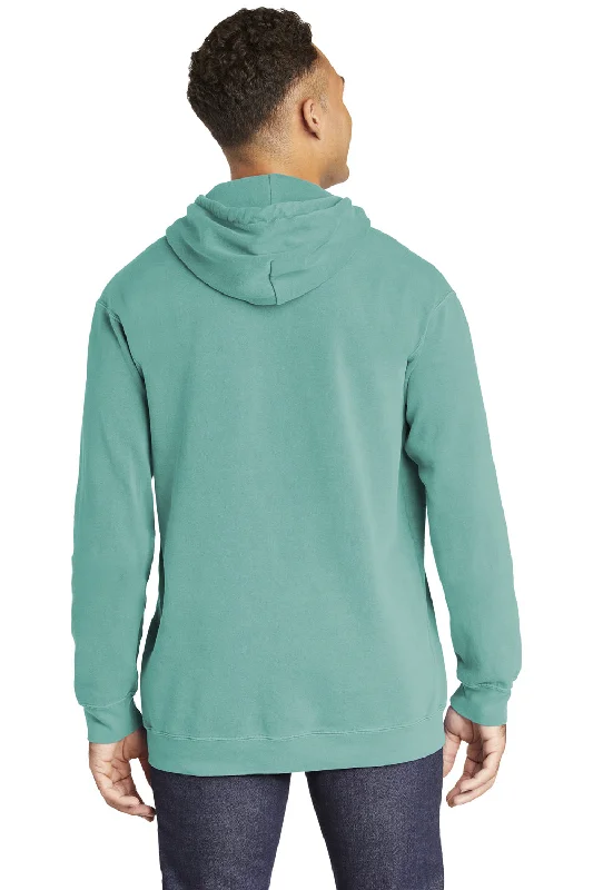 Comfort Colors Mens Hooded Sweatshirt Hoodie - Seafoam Green