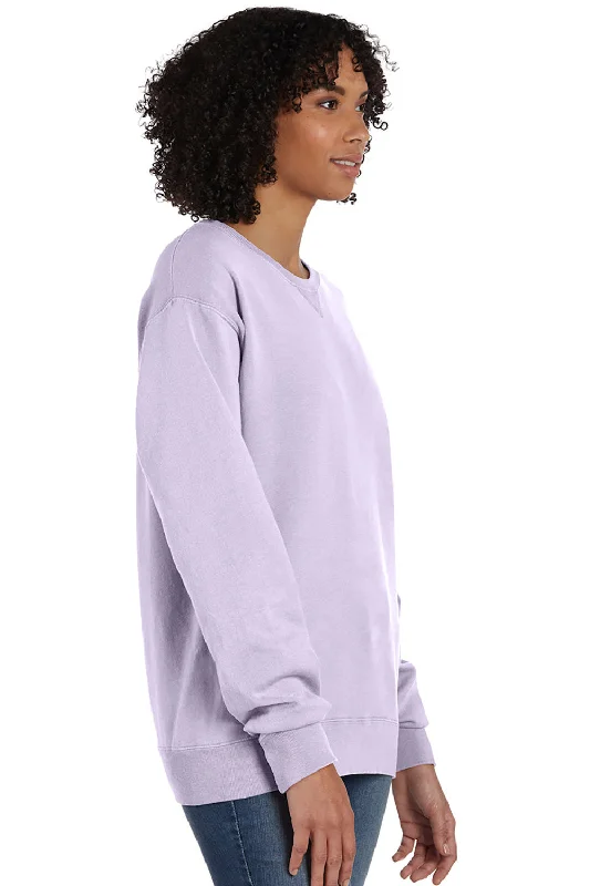 ComfortWash By Hanes Mens Crewneck Sweatshirt - Future Lavender Purple