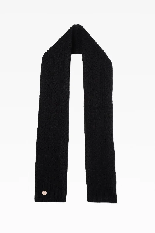 Georgie Cable Rib Scarf