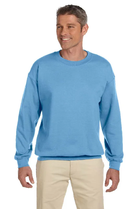 Gildan Mens Pill Resistant Fleece Crewneck Sweatshirt - Carolina Blue