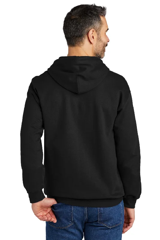 Gildan Mens Softstyle Hooded Sweatshirt Hoodie - Black