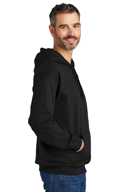 Gildan Mens Softstyle Hooded Sweatshirt Hoodie - Black